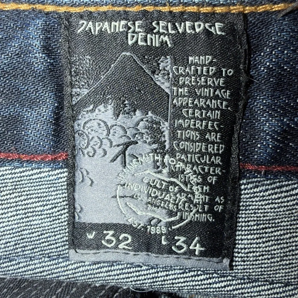Cult Of Individuality Greaser Straight Japanese Selvedge Jeans Mens 32X33.5 Moto